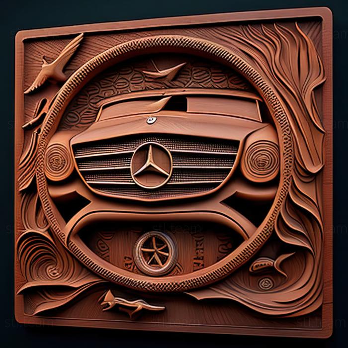 3D модель Mercedes Benz CL (STL)